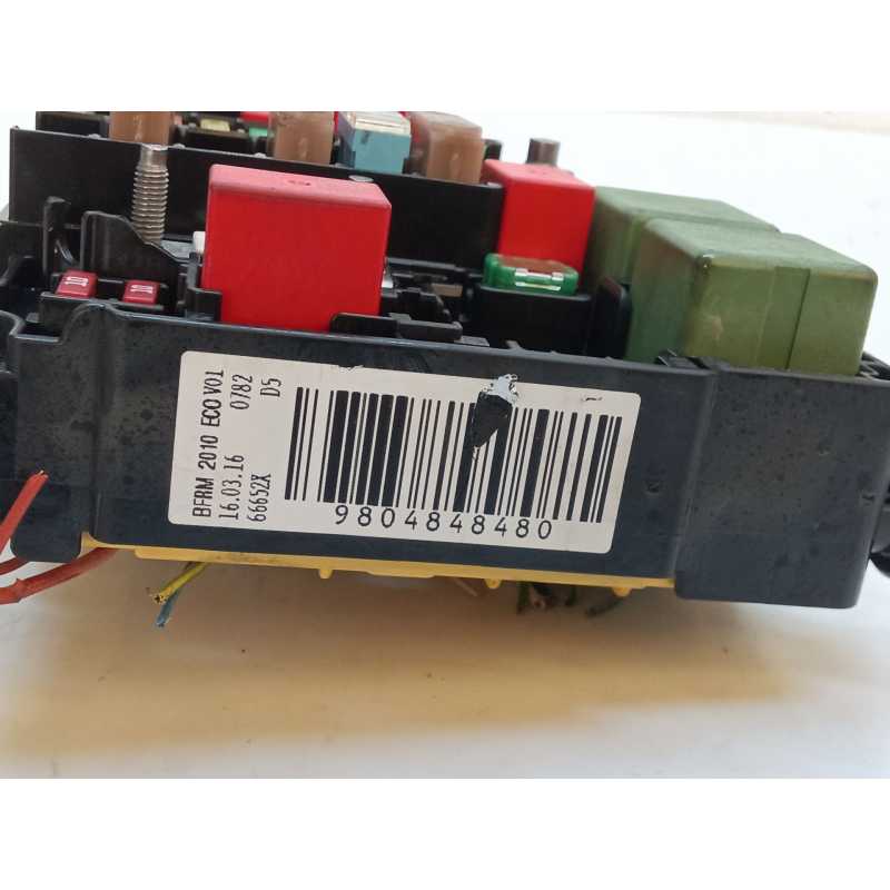 Recambio de caja reles / fusibles para citroën c-elysee (dd_) 1.2 vti 82 referencia OEM IAM 9804848480 - Gris 2
