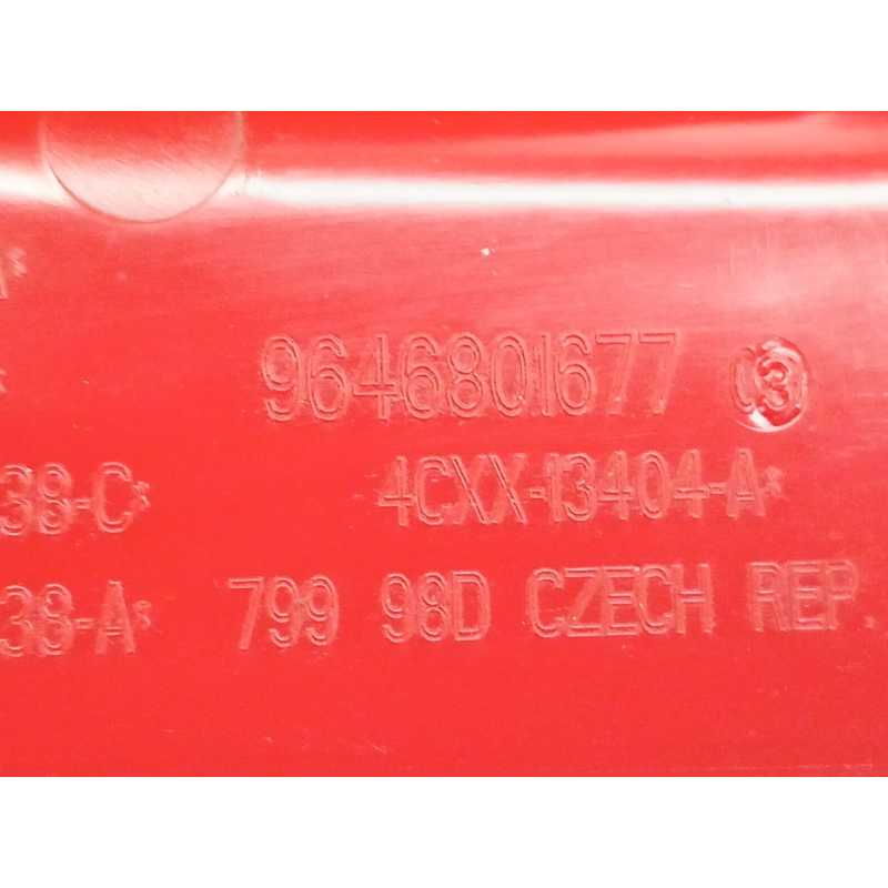 Recambio de piloto trasero derecho para citroën c4 coupé (la_) 1.6 16v referencia OEM IAM 9646801677 - Gris 2