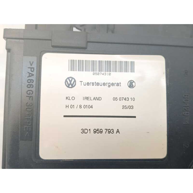 Recambio de motor elevalunas delantero izquierdo para volkswagen touareg (7la) v6 referencia OEM IAM 3D1959793A - Azul 2