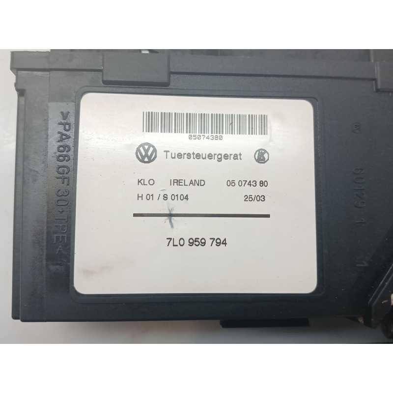 Recambio de motor elevalunas trasero derecho para volkswagen touareg (7la) v6 referencia OEM IAM 7L0959794 - Azul 2