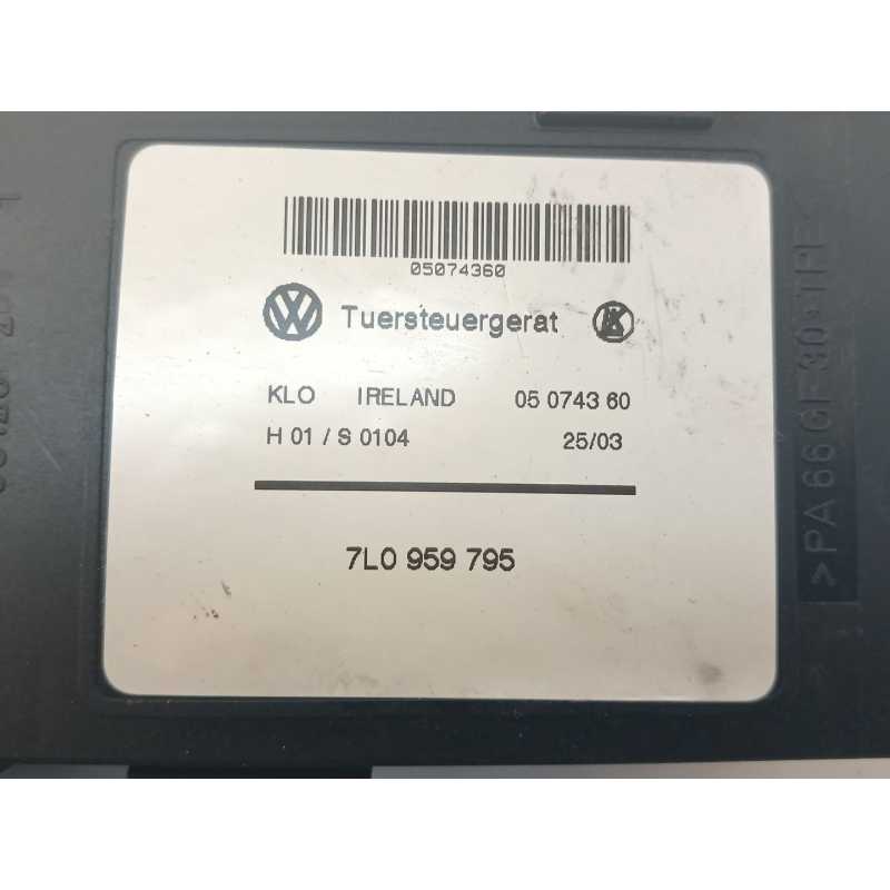 Recambio de motor elevalunas trasero izquierdo para volkswagen touareg (7la) v6 referencia OEM IAM 7L0959795 - Azul 2