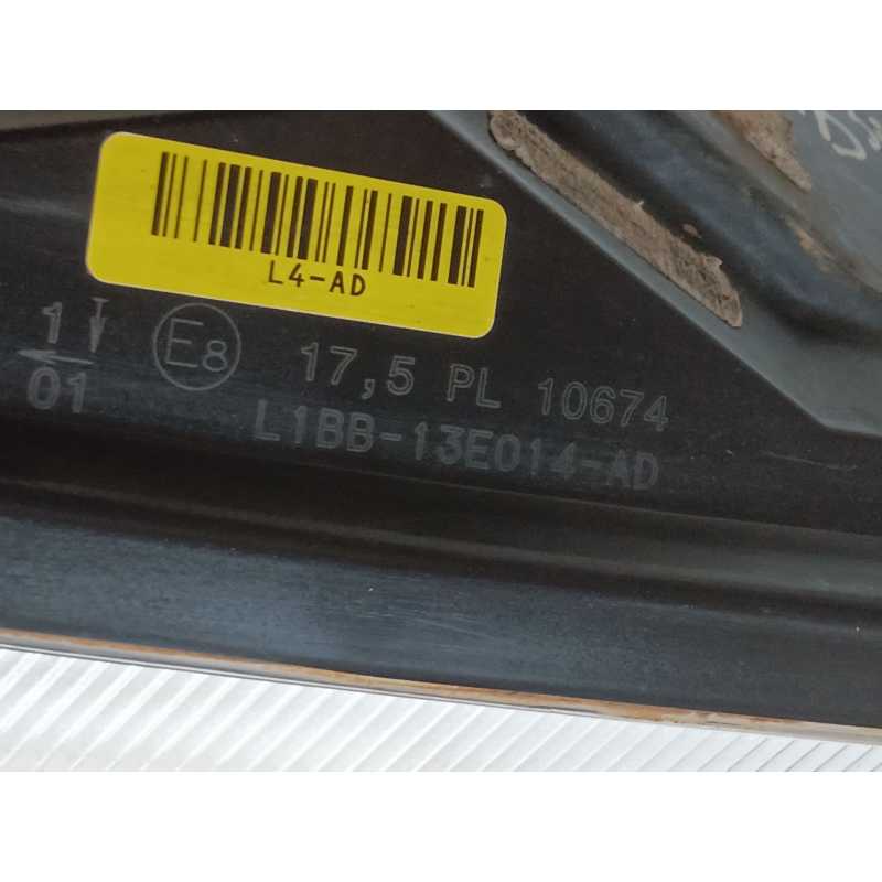 Recambio de faro derecho para ford fiesta (ce1) vignale referencia OEM IAM L1BB13E014AD - Azul 2