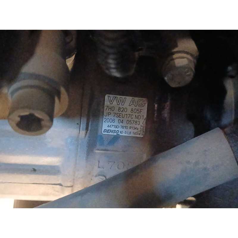 Recambio de compresor aire acondicionado para volkswagen touareg (7la) tdi r5 referencia OEM IAM 7H0820805F  