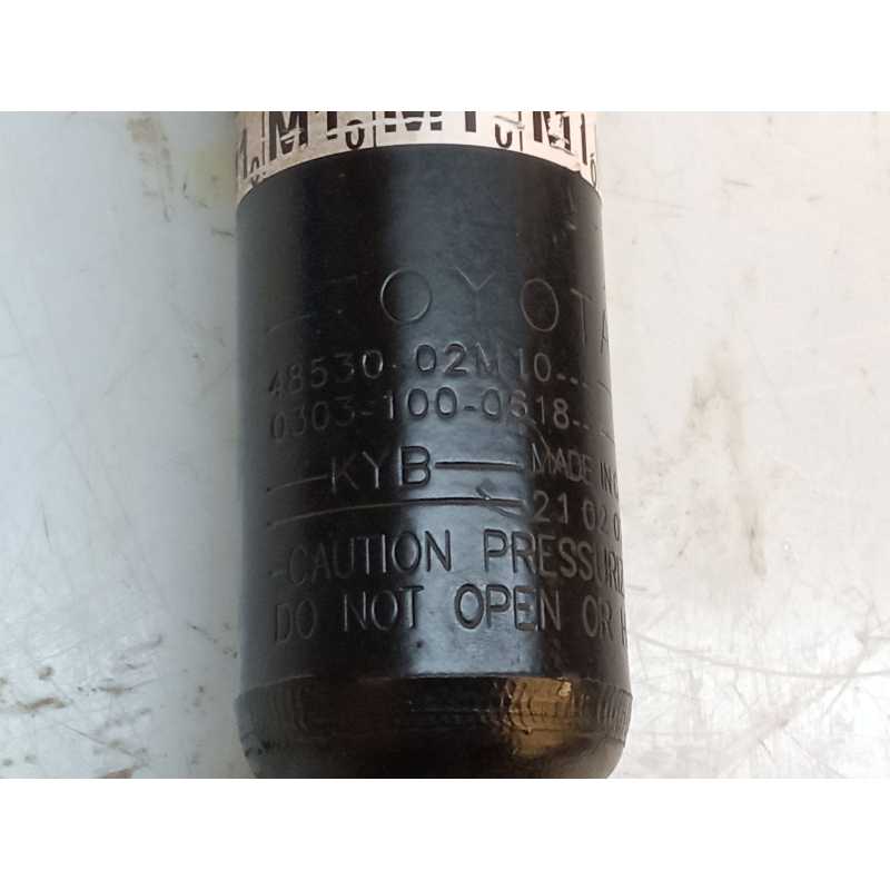 Recambio de amortiguador trasero derecho para toyota corolla hatchback (_e21_, _ea1_, _eh1_) 1.8 hybrid (zwe211) referencia OEM - Blanco 2