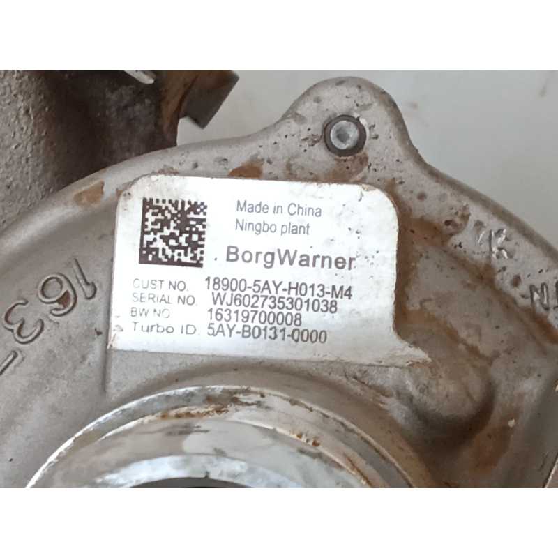 Recambio de turbocompresor para honda civic x hatchback (fc_, fk_) 1.0 vtec referencia OEM IAM WJ602735301038 - Rojo 2