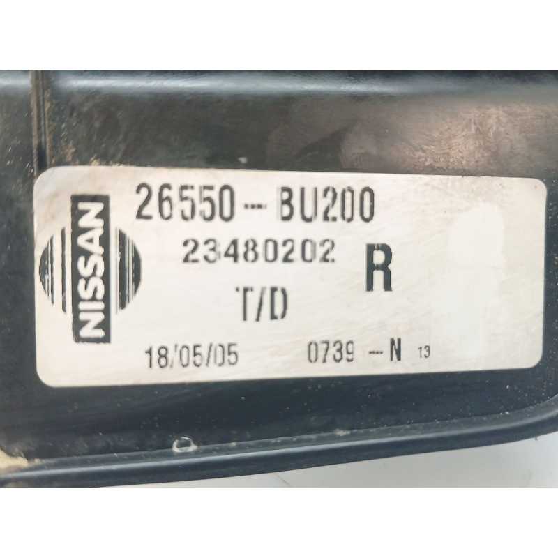 Recambio de piloto trasero derecho para nissan almera tino (v10) 1.8 referencia OEM IAM 26550BU200 - Gris 2