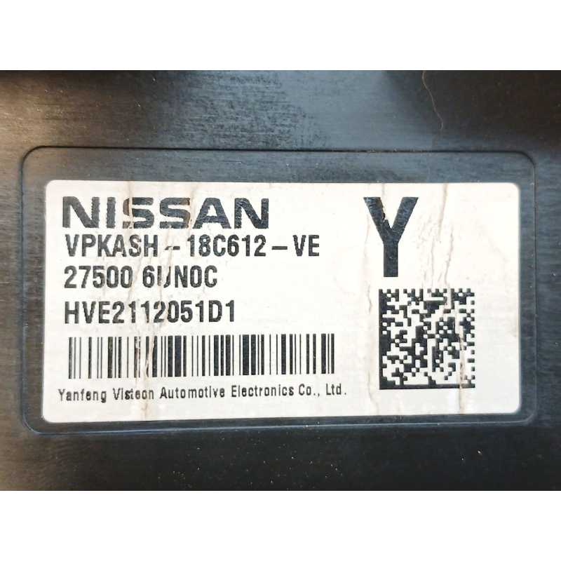 Recambio de mando climatizador para nissan qashqai iii (j12) 1.3 dig-t referencia OEM IAM 275006UN0C - Gris 2