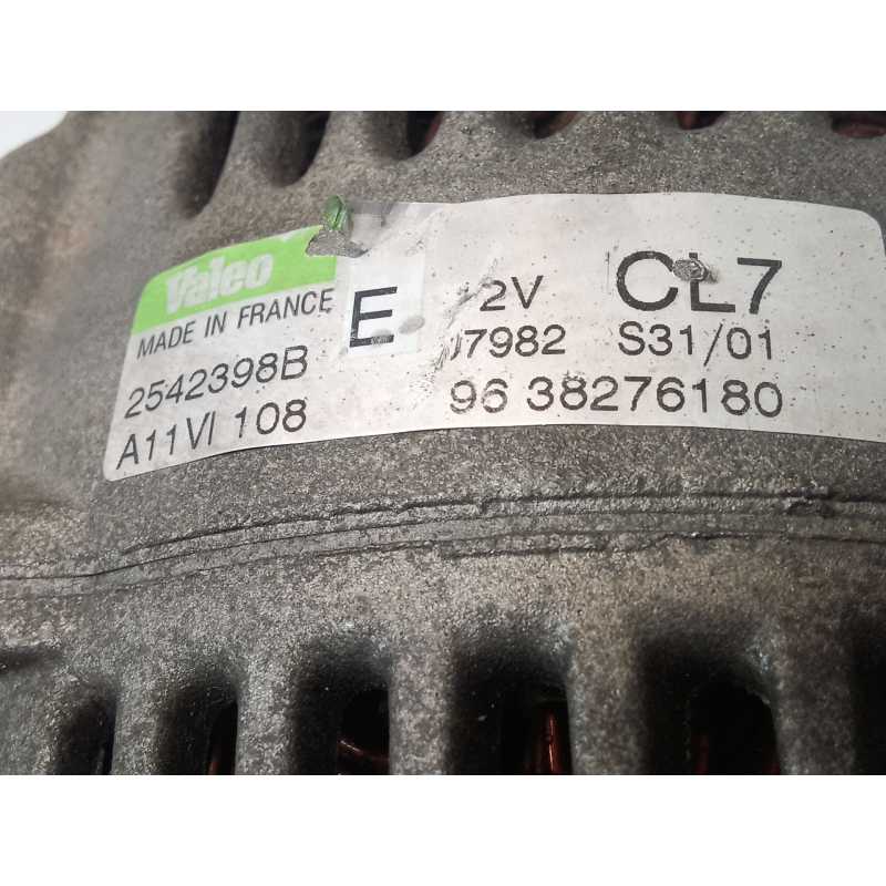Recambio de alternador para citroën berlingo 1.4i 600 furg. referencia OEM IAM 9638276180 2542398B VALEO - Blanco 2