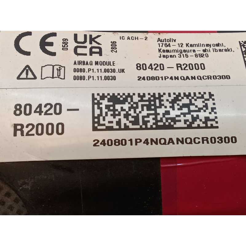 Recambio de airbag cortina delantero derecho para kia sportage v (nq5) 1.6 t-gdi referencia OEM IAM 80420R2000 - Gris 2