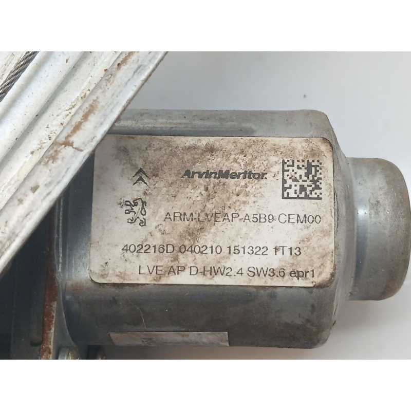 Recambio de elevalunas delantero derecho para citroën c3 exclusive referencia OEM IAM 402216D 430092C0 - Gris 2