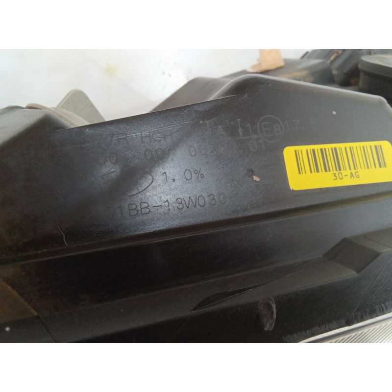 Recambio de faro izquierdo para ford fiesta vi (cb1, ccn) 1.25 referencia OEM IAM CBB13W030AG - Negro 2