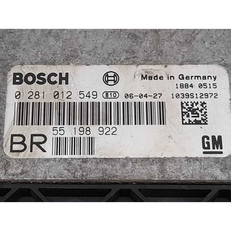 Recambio de centralita motor uce para opel zafira b enjoy referencia OEM IAM 55198922 0281012549 BOSCH - Gris 2