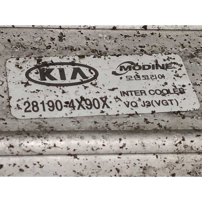 Recambio de intercooler para kia carnival 2.9 crdi vgt active referencia OEM IAM 281904X90X - Negro 2