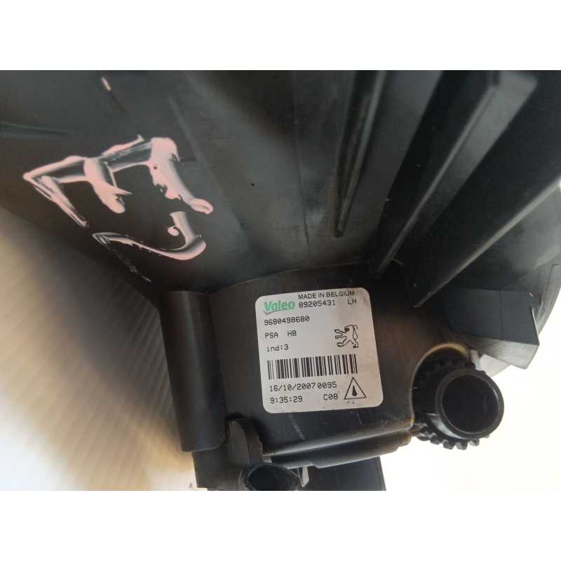 Recambio de faro antiniebla izquierdo para peugeot 308 sport referencia OEM IAM 9680498680 - Negro 2