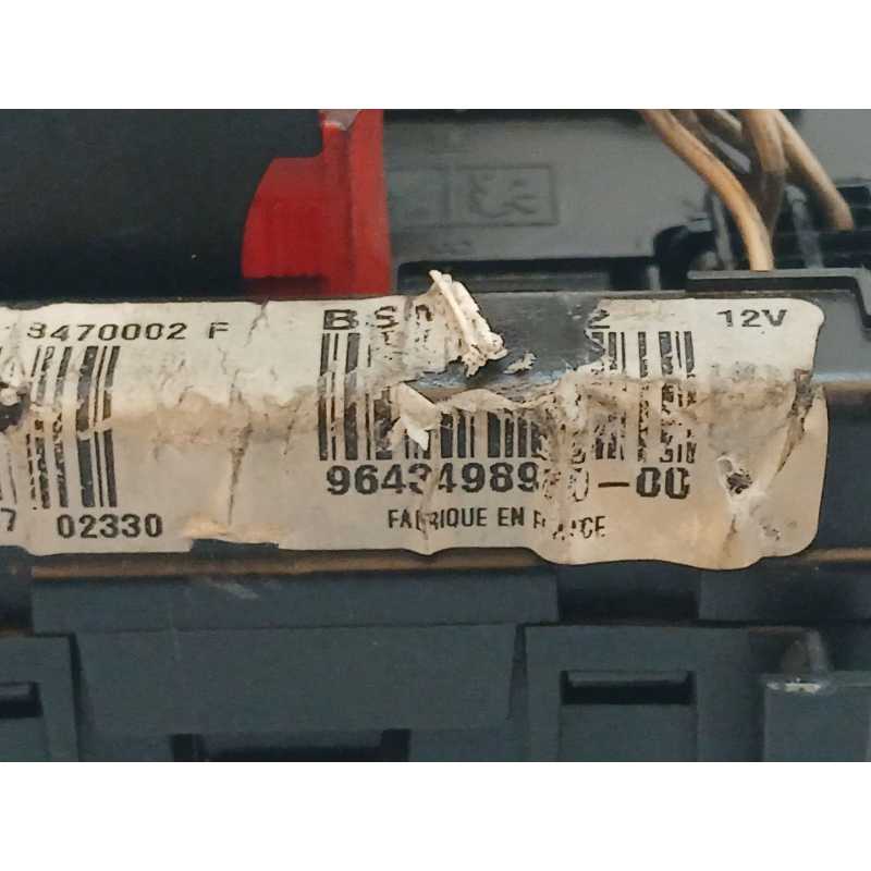 Recambio de caja reles / fusibles para citroën c5 i (dc_) 2.0 hdi (dcrhyb) referencia OEM IAM 9643498980 - Granate 2
