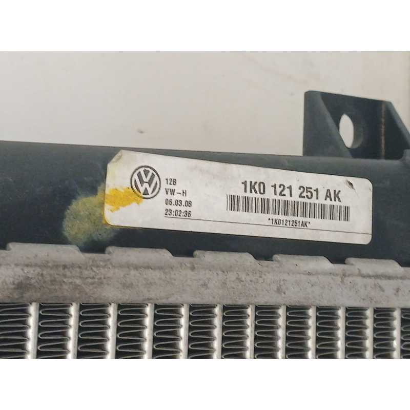 Recambio de radiador agua para volkswagen golf v (1k1) 1.9 tdi referencia OEM IAM 1K0121251AK - Gris oscuro 2