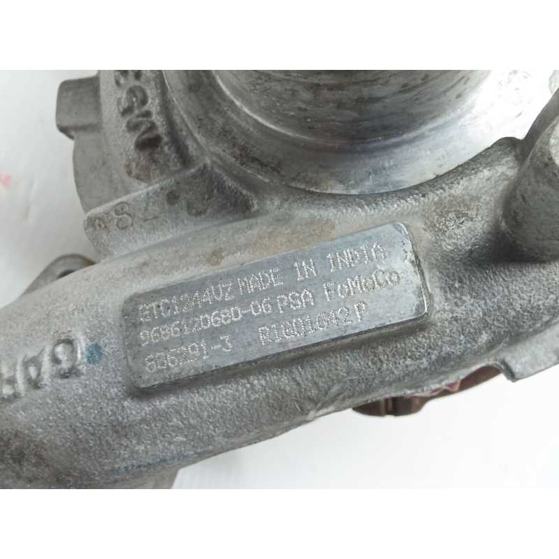 Recambio de turbocompresor para ford focus turn. (cb8) trend referencia OEM IAM 9686120680 - Negro 2
