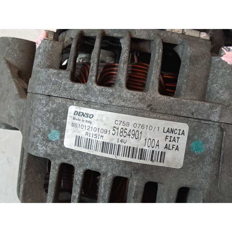 Recambio de alternador para fiat bravo ii (198_) 1.6 d multijet (198axh1b) referencia OEM IAM 51854901 MS1012101091 - Negro 2