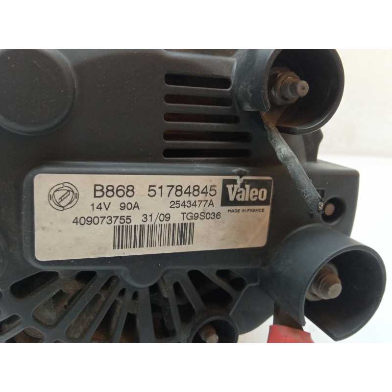 Recambio de alternador para fiat grande punto (199_) 1.3 d multijet referencia OEM IAM 51784845 TG9S036 - Negro 2