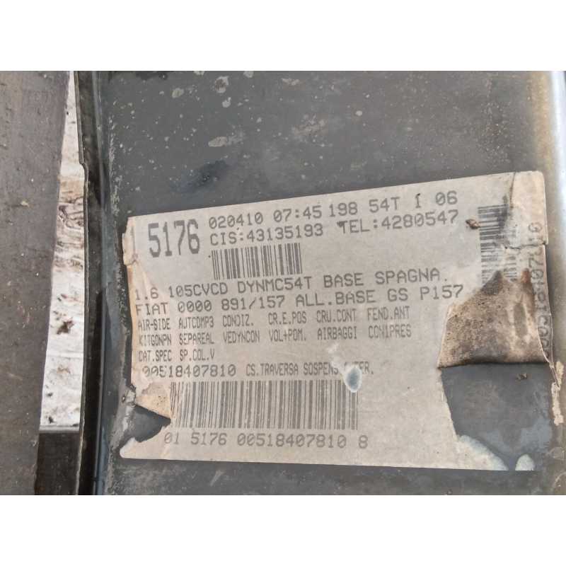 Recambio de puente delantero para fiat bravo ii (198_) 1.6 d multijet (198axh1b) referencia OEM IAM 015176005184078108 - Negro 2
