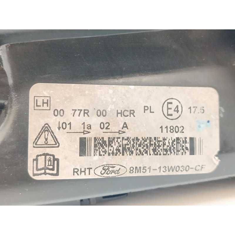 Recambio de faro izquierdo para ford focus ii (da_, hcp, dp) 1.6 tdci referencia OEM IAM 8M5113W030CF - Azul oscuro 4