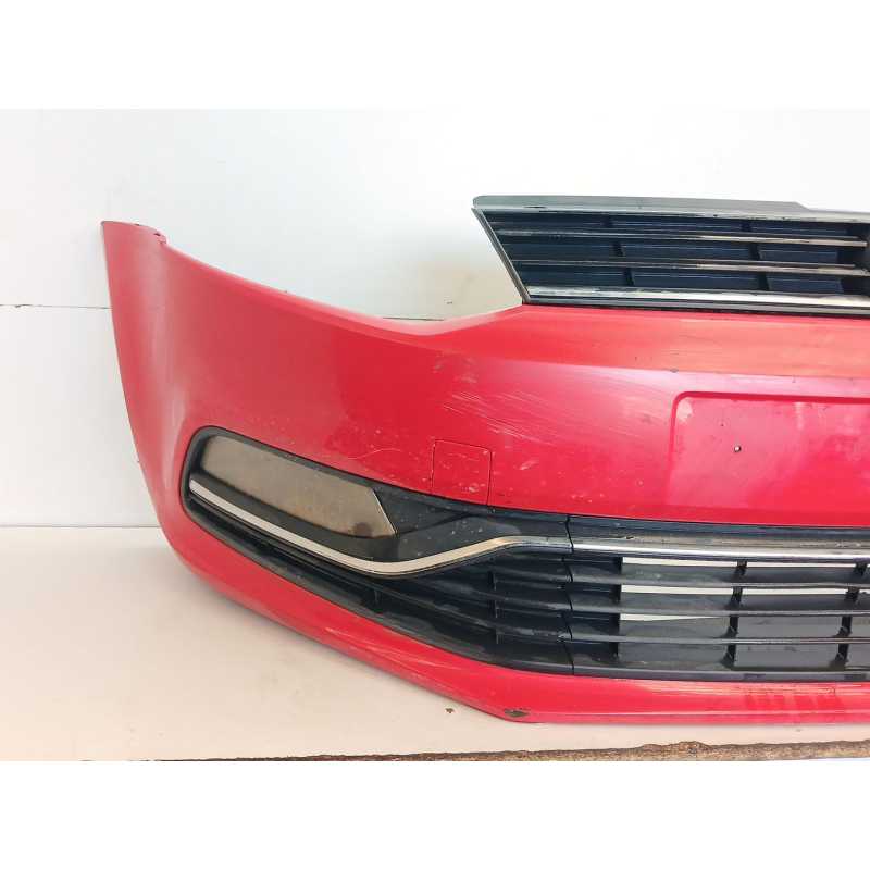 Recambio de paragolpes delantero para volkswagen polo v (6r1, 6c1) 1.2 tsi 16v referencia OEM IAM - Rojo 3