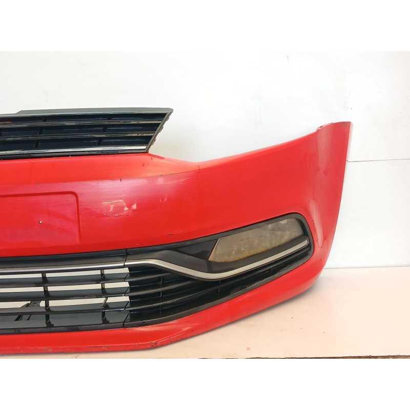 Recambio de paragolpes delantero para volkswagen polo v (6r1, 6c1) 1.2 tsi 16v referencia OEM IAM - Rojo 4