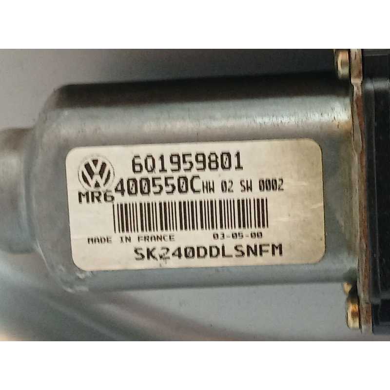 Recambio de elevalunas delantero izquierdo para skoda fabia i (6y2) 1.4 16v referencia OEM IAM 6Q1959801 - Gris 2