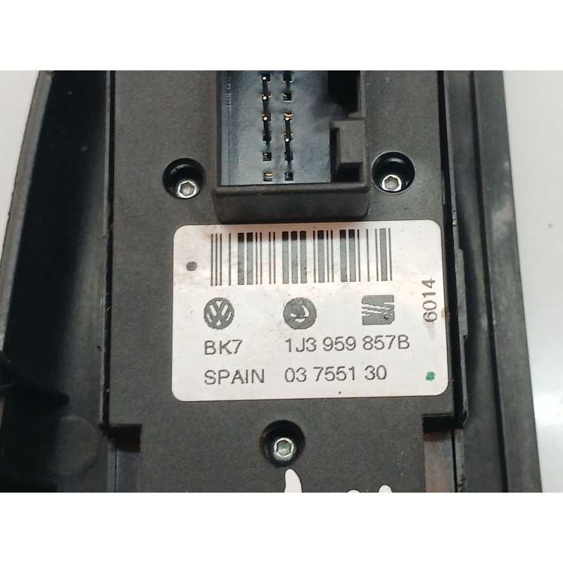 Recambio de mando elevalunas delantero izquierdo para skoda fabia i (6y2) 1.4 16v referencia OEM IAM 1J3959857B - Gris 2