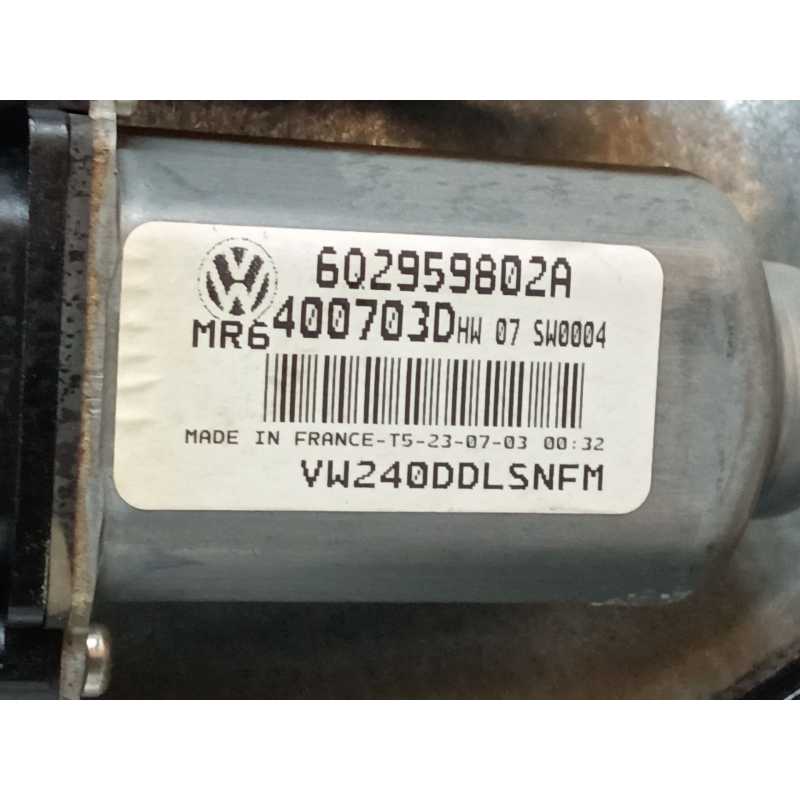 Recambio de elevalunas delantero izquierdo para volkswagen polo iv (9n_, 9a_) 1.4 16v referencia OEM IAM 6Q2959802A - Blanco 2