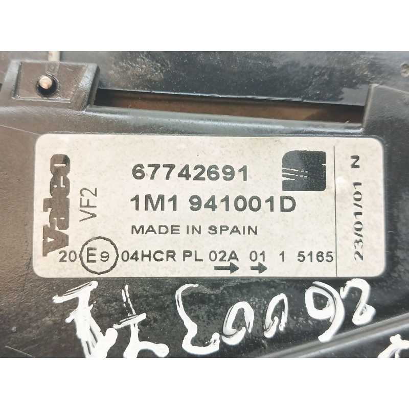 Recambio de faro izquierdo para seat leon (1m1) 1.9 tdi referencia OEM IAM 1M1941001D - Gris 2