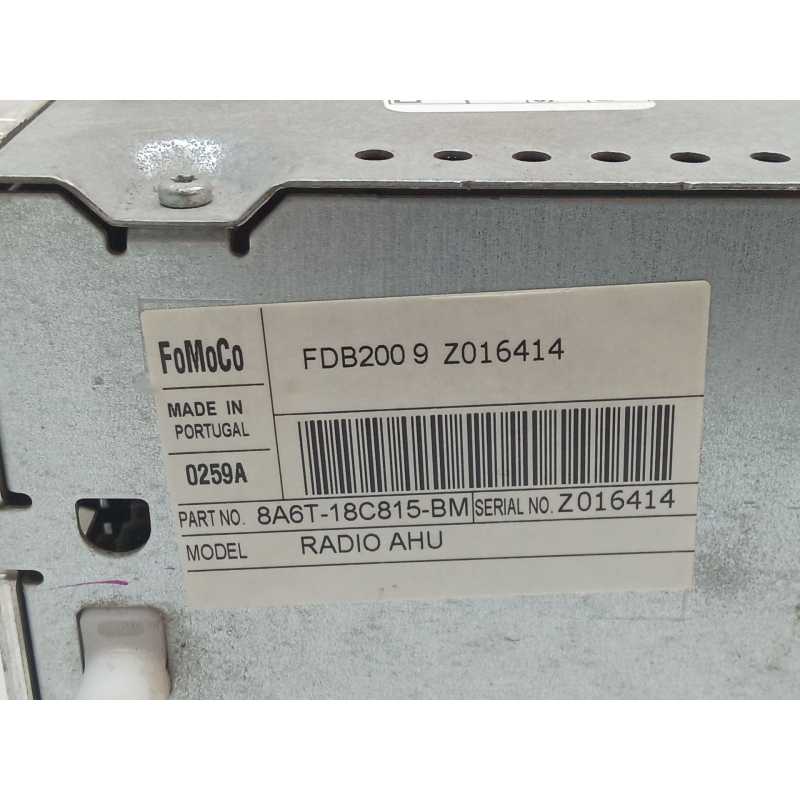 Recambio de sistema audio / radio cd para ford fiesta (cb1) titanium referencia OEM IAM 8A6T18C815BM 2