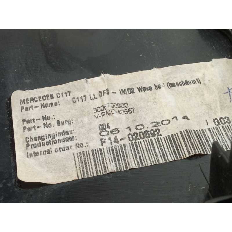 Recambio de moldura para mercedes-benz clase gla (w156) gla 220 cdi (156.903) referencia OEM IAM 3006700900 2