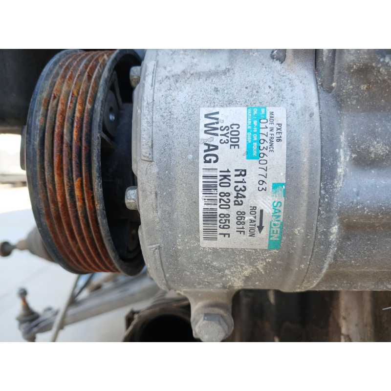 Recambio de compresor aire acondicionado para audi a3 (8p) 2.0 tdi attraction referencia OEM IAM 1K0820859F - Negro 2