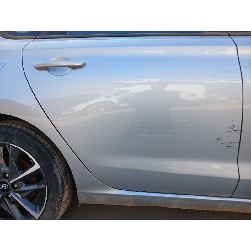 Recambio de puerta trasera derecha para hyundai i30 (pde, pd, pden) 1.5 referencia OEM IAM - Gris 2