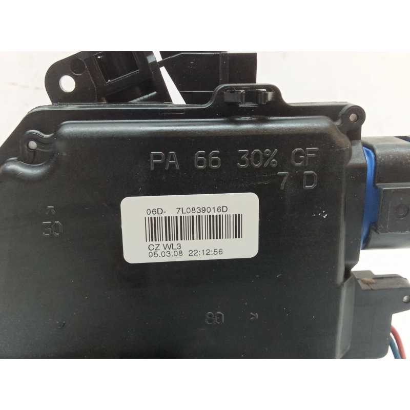 Recambio de cerradura puerta trasera derecha para volkswagen golf v (1k1) 1.9 tdi referencia OEM IAM 7L0839016D - Gris oscuro 2