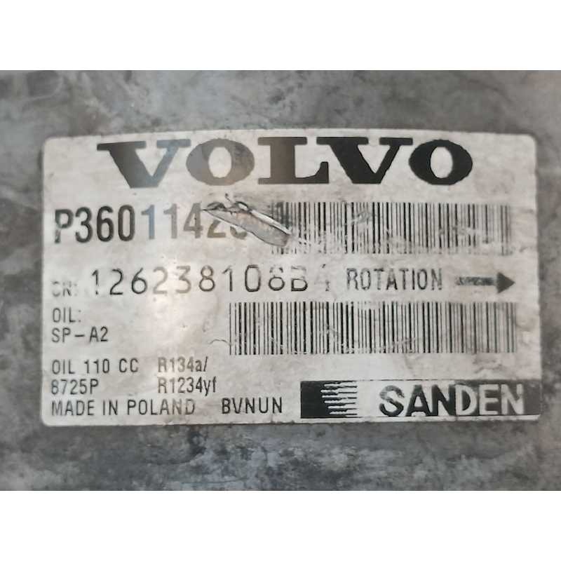 Recambio de compresor aire acondicionado para volvo xc60 i suv (156) d3 / d4 referencia OEM IAM P36011428 - Marrón 2