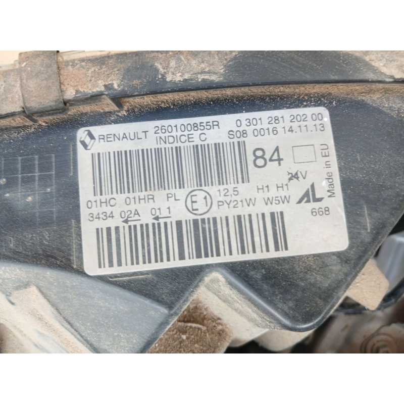 Recambio de faro derecho para renault captur referencia OEM IAM 260100855R 3