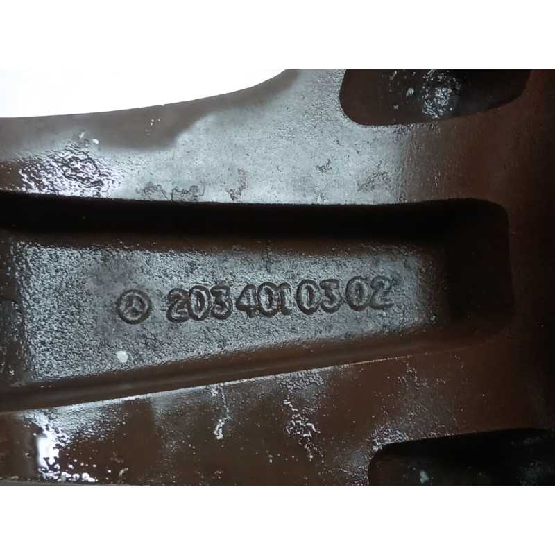 Recambio de llanta para mercedes-benz clase c (w203) c 270 cdi (203.016) referencia OEM IAM 2034010302 - Gris 2