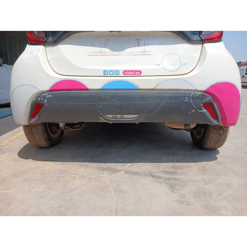 Recambio de paragolpes trasero para toyota yaris (_p21_, _pa1_, _ph1_) 1.5 hybrid (mxph11) referencia OEM IAM - Blanco 2