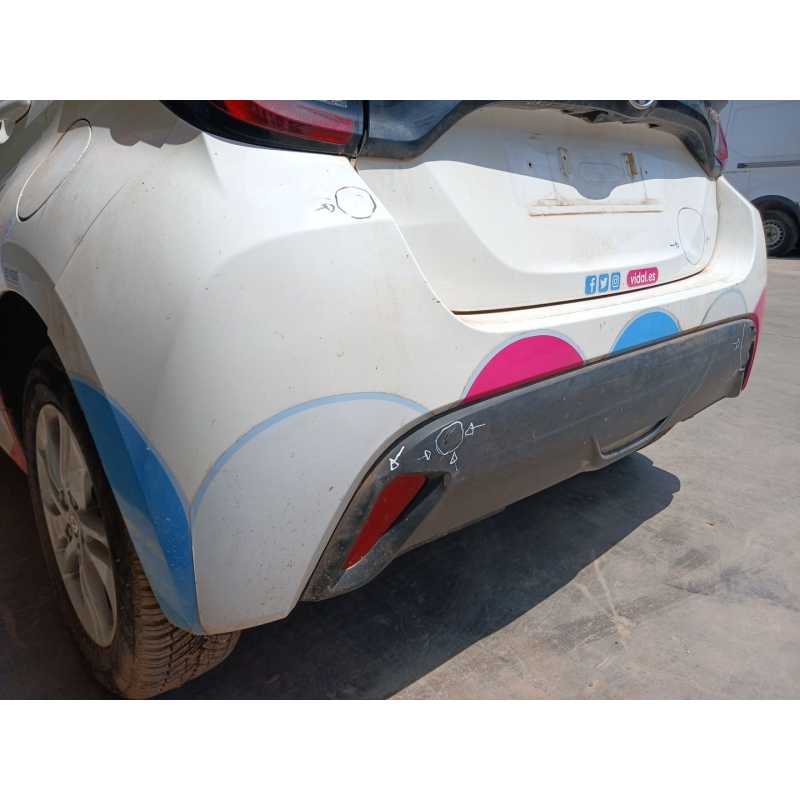 Recambio de paragolpes trasero para toyota yaris (_p21_, _pa1_, _ph1_) 1.5 hybrid (mxph11) referencia OEM IAM - Blanco 3
