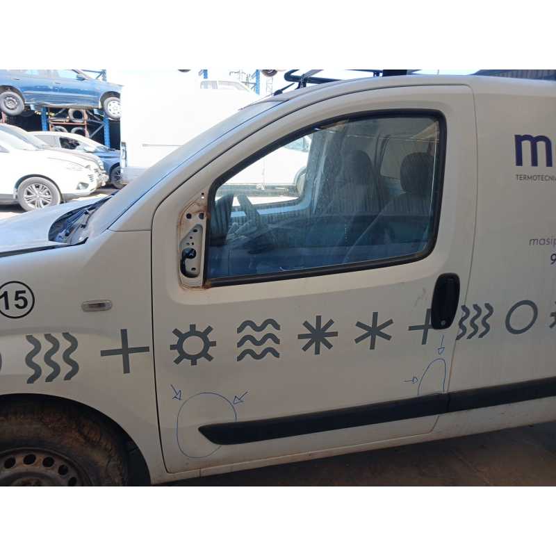 Recambio de puerta delantera izquierda para fiat fiorino furgoneta/monovolumen (225_) 1.3 d multijet (225cxg1a, 225axl1a, 225axg - Blanco 2