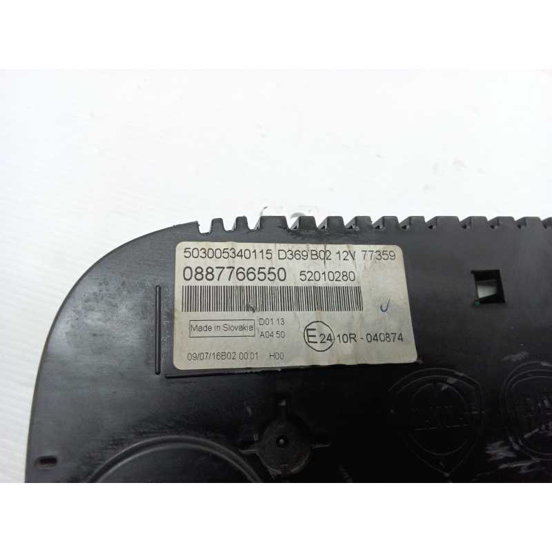 Recambio de cuadro instrumentos para fiat panda (319) pop referencia OEM IAM 0887766550 503005340115 - Blanco 2
