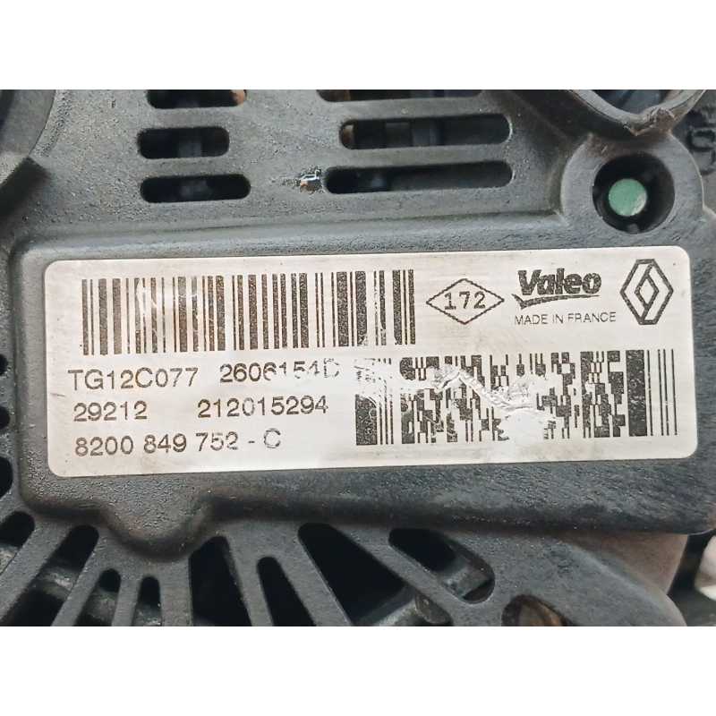 Recambio de alternador para renault megane iii sport tourer dynamique referencia OEM IAM 8200849752C 2