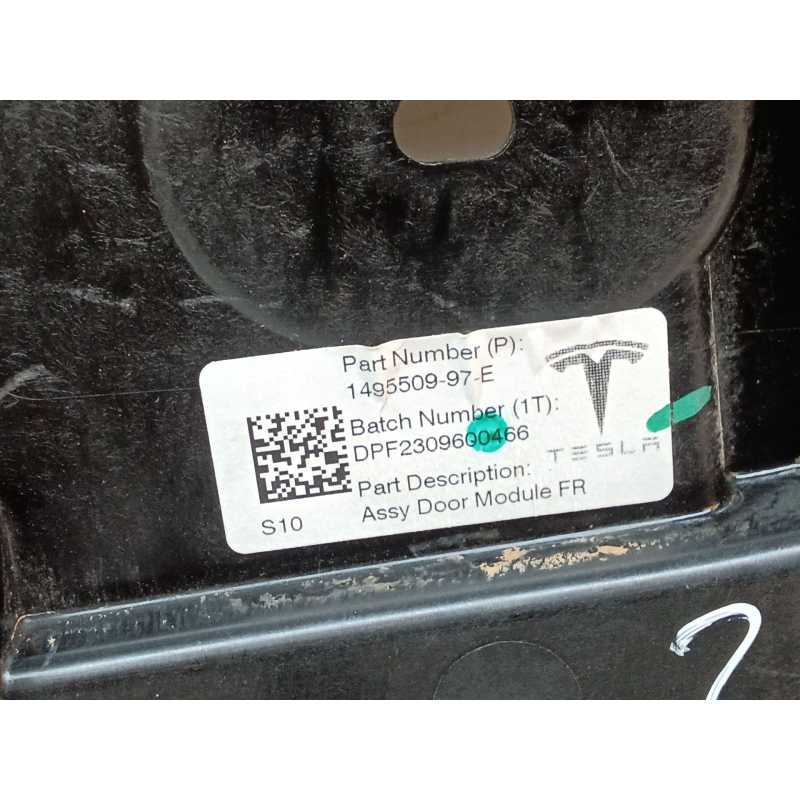 Recambio de elevalunas delantero derecho para tesla model y gran autonomia dual awd referencia OEM IAM 149550997E 2