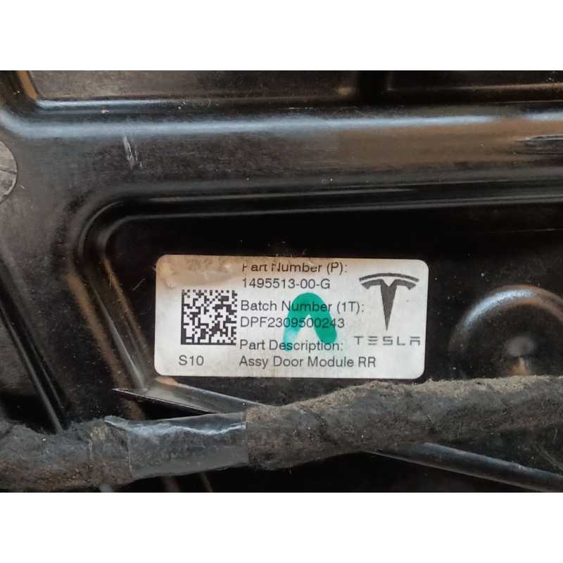 Recambio de elevalunas trasero derecho para tesla model y gran autonomia dual awd referencia OEM IAM 149551300G 2