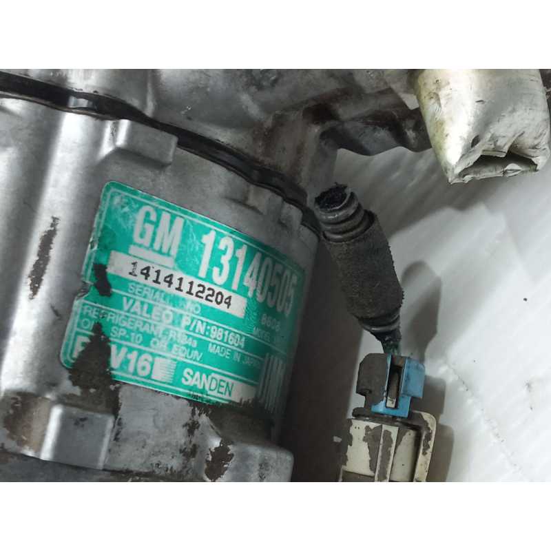 Recambio de compresor aire acondicionado para opel signum básico referencia OEM IAM 13140505 8608 - Gris 2