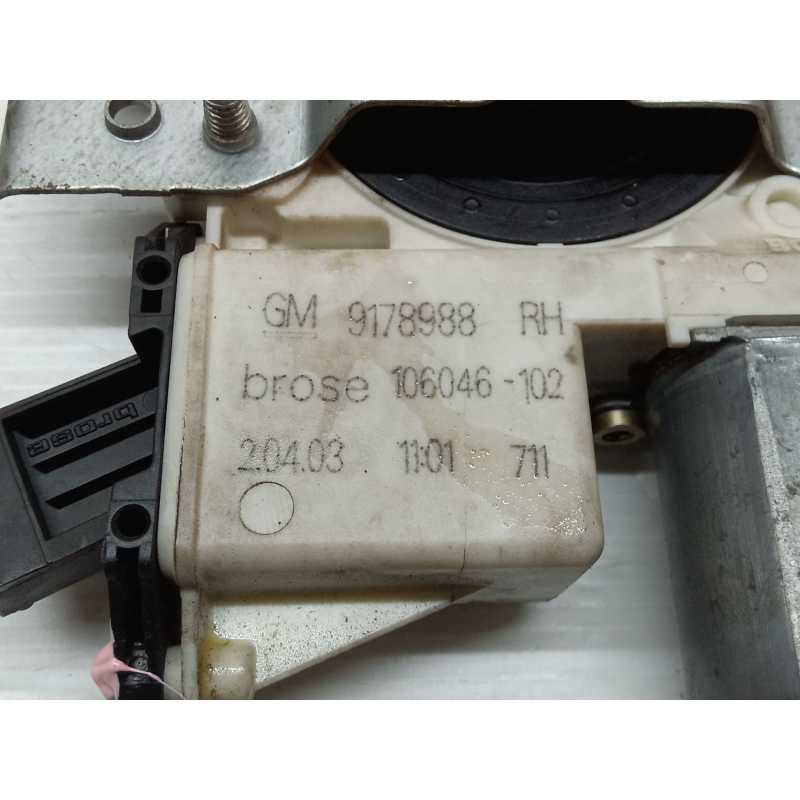 Recambio de elevalunas delantero derecho para opel signum básico referencia OEM IAM 9178988 - Gris 2