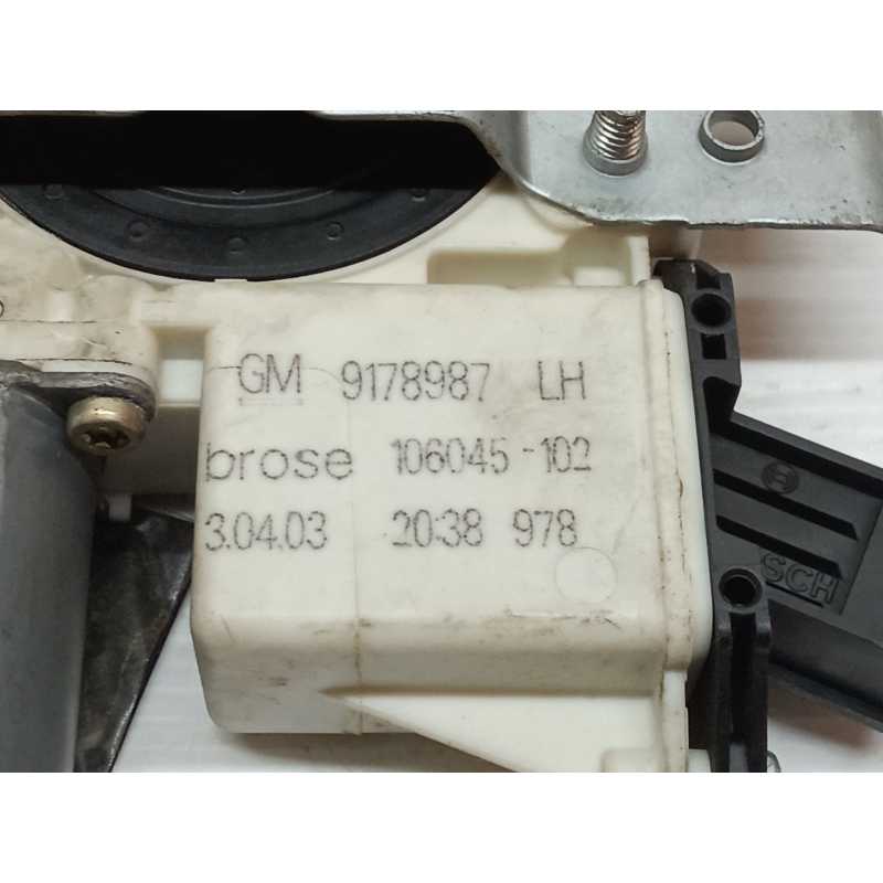 Recambio de elevalunas delantero izquierdo para opel signum básico referencia OEM IAM 9178987 - Gris 2