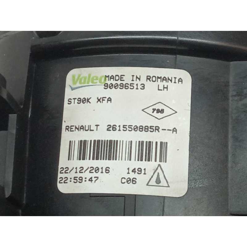 Recambio de faro antiniebla izquierdo para renault clio iv business referencia OEM IAM 90096513 - Negro 2
